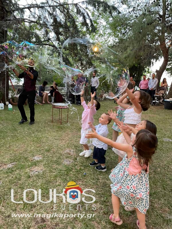 Bubble & Magic SHow Πακέτο για πάρτυ