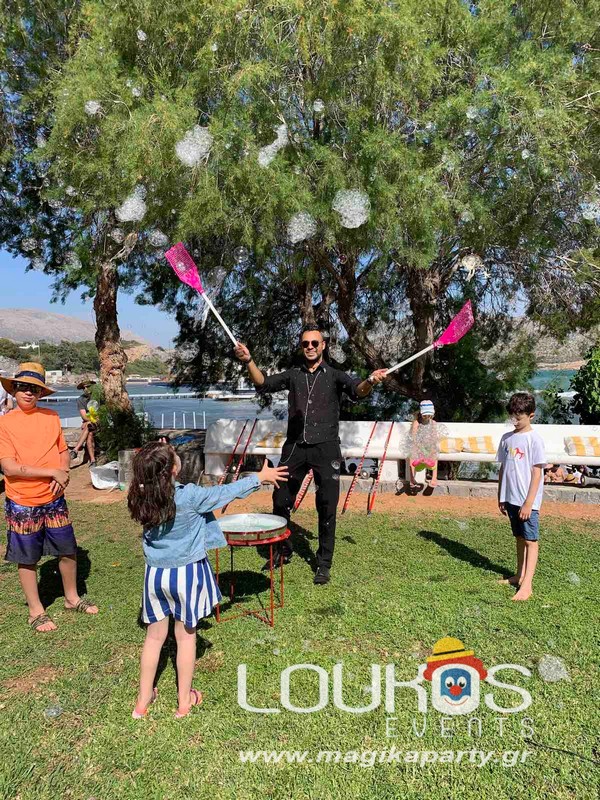 Bubble & Magic SHow Πακέτο για πάρτυ